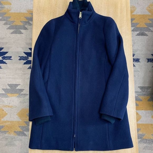 J Crew Tall Lodge coat in Italian stadium-cloth wool